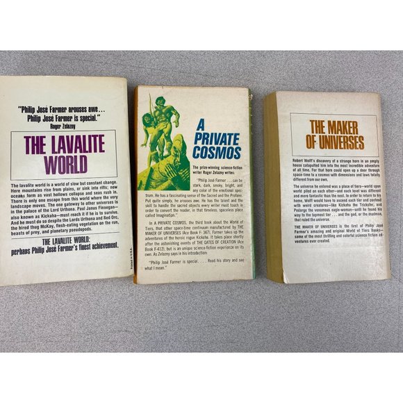 Philip Jose Farmer Lot Of 3 Vintage Pocket Novels From The 60s and 70s - Picture 5 of 7